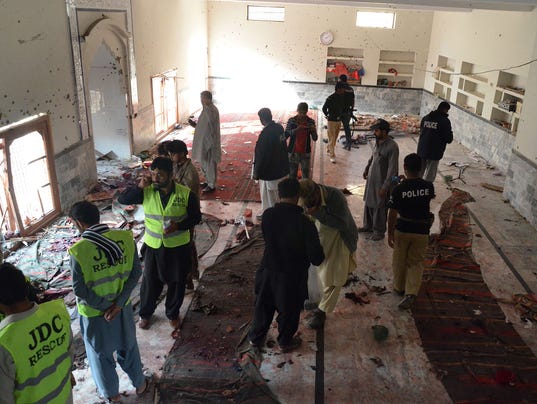 Image result for suicide attack on mosque in pak