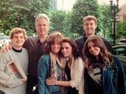 Max Pardington (back row on right) is pictured with his family taken not long before his death on June 9, 2014, at the age of 20. A superb athlete who was training for an Ironman competition, Pardington died from hypertropic cardiomyopathy (an enlarged heart).