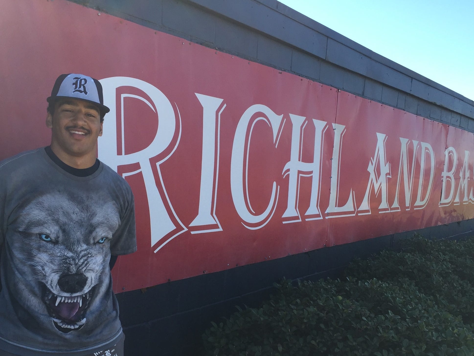 Richland center fielder Trent Clark is expected to be a first-rounder in the 2015 MLB draft.