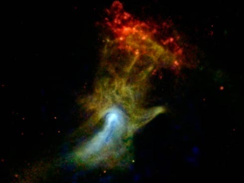 The 'hand of God' nebula