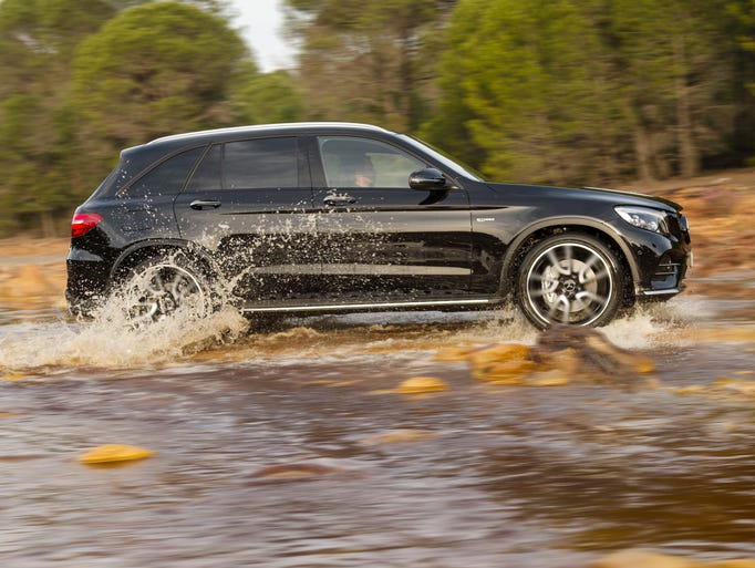 The 2017 Mercedes-AMG GLC43 is a performance SUV that