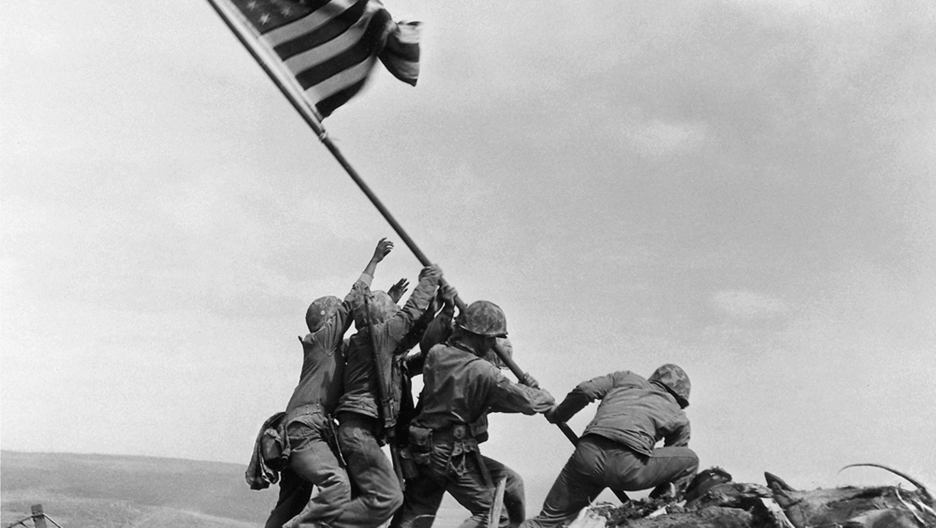 70 years ago, Marines raise flag on Iwo Jima