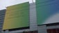 Outside of the Moscone Center in San Francisco welcomes guests to Apple's Worldwide Developers Conference on Monday.
