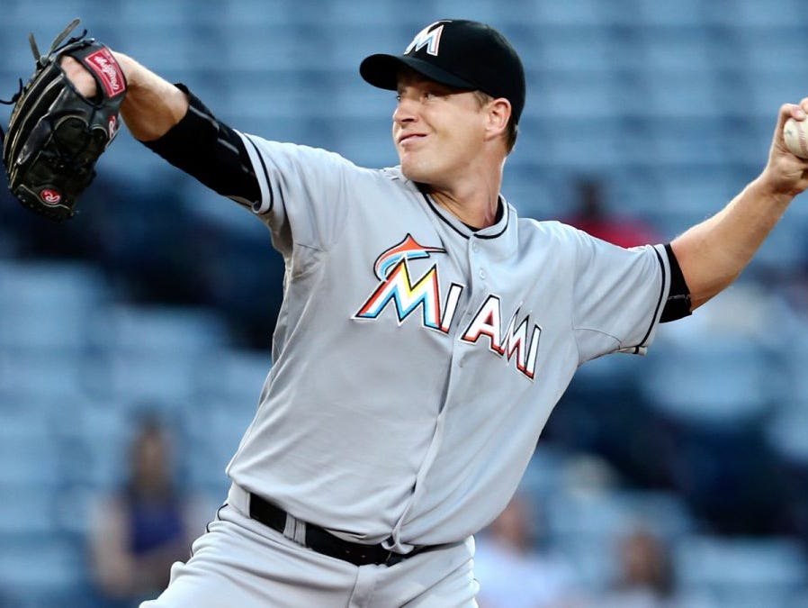Roberson alum Chris Narveson pitched for the Miami Marlins this past season.