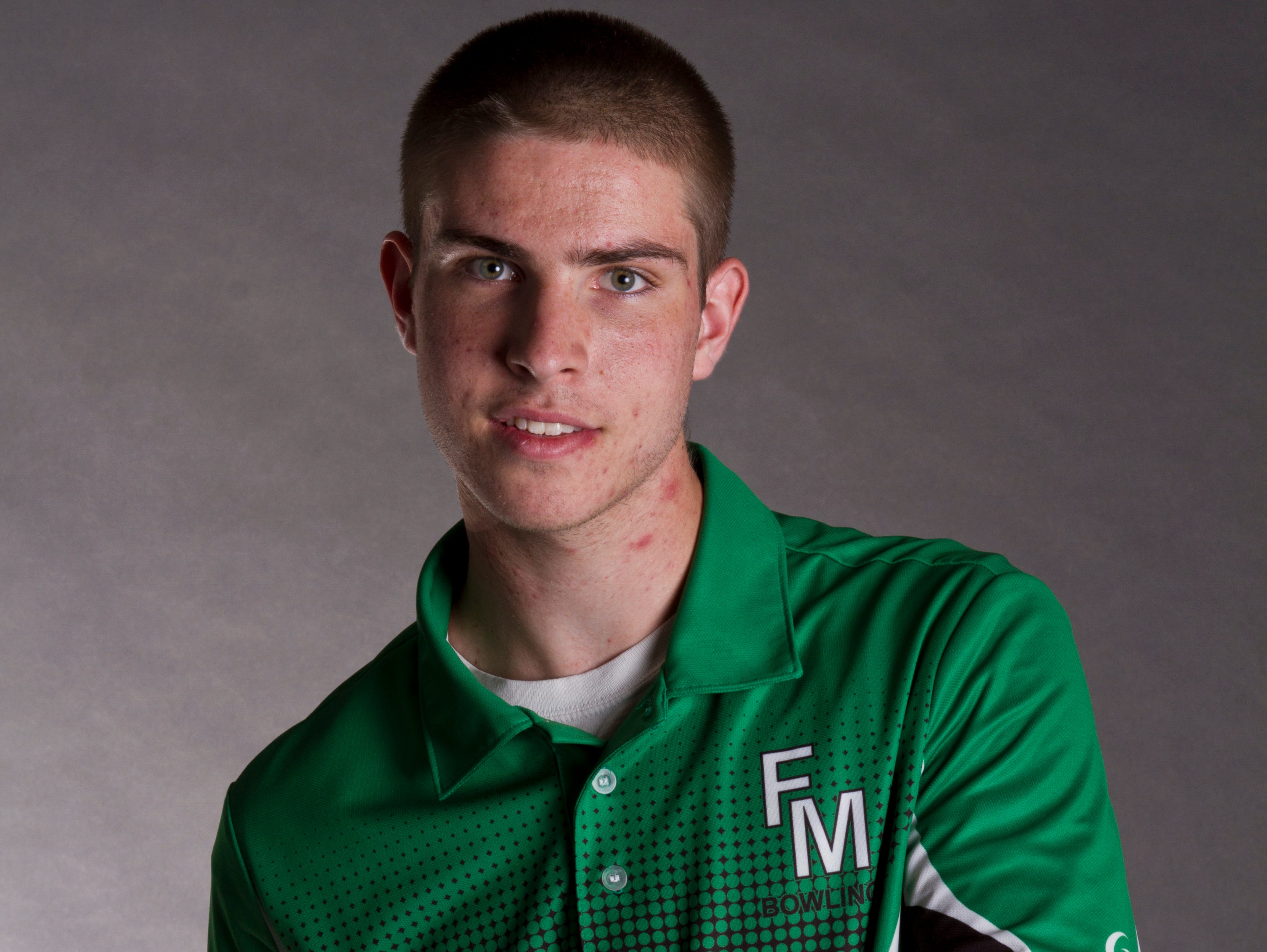 Jeremy Wagner, 18, Fort Myers HS; All Area Bowling - 2015-2016 school year