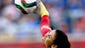 United States goalkeeper Hope Solo (1) throws the ball