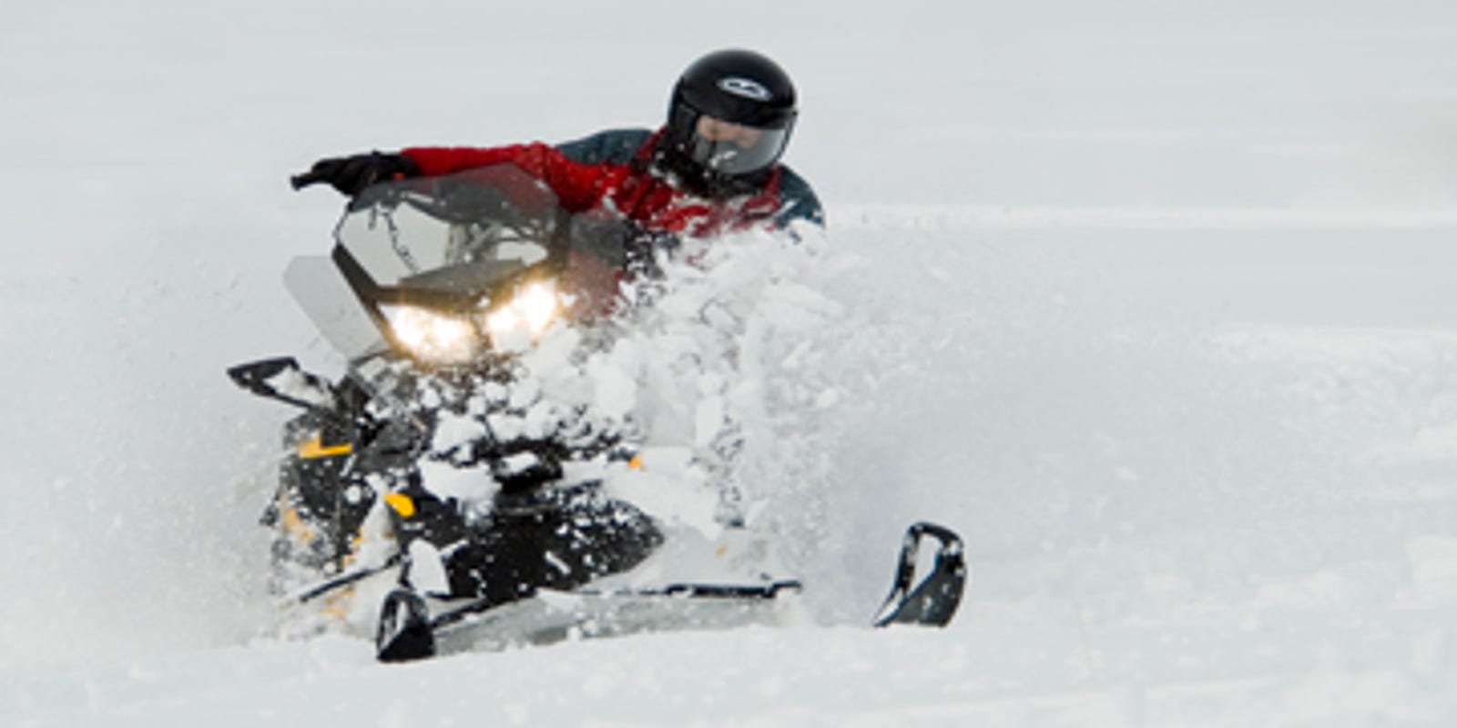 Can you ride your snowmobile in town?