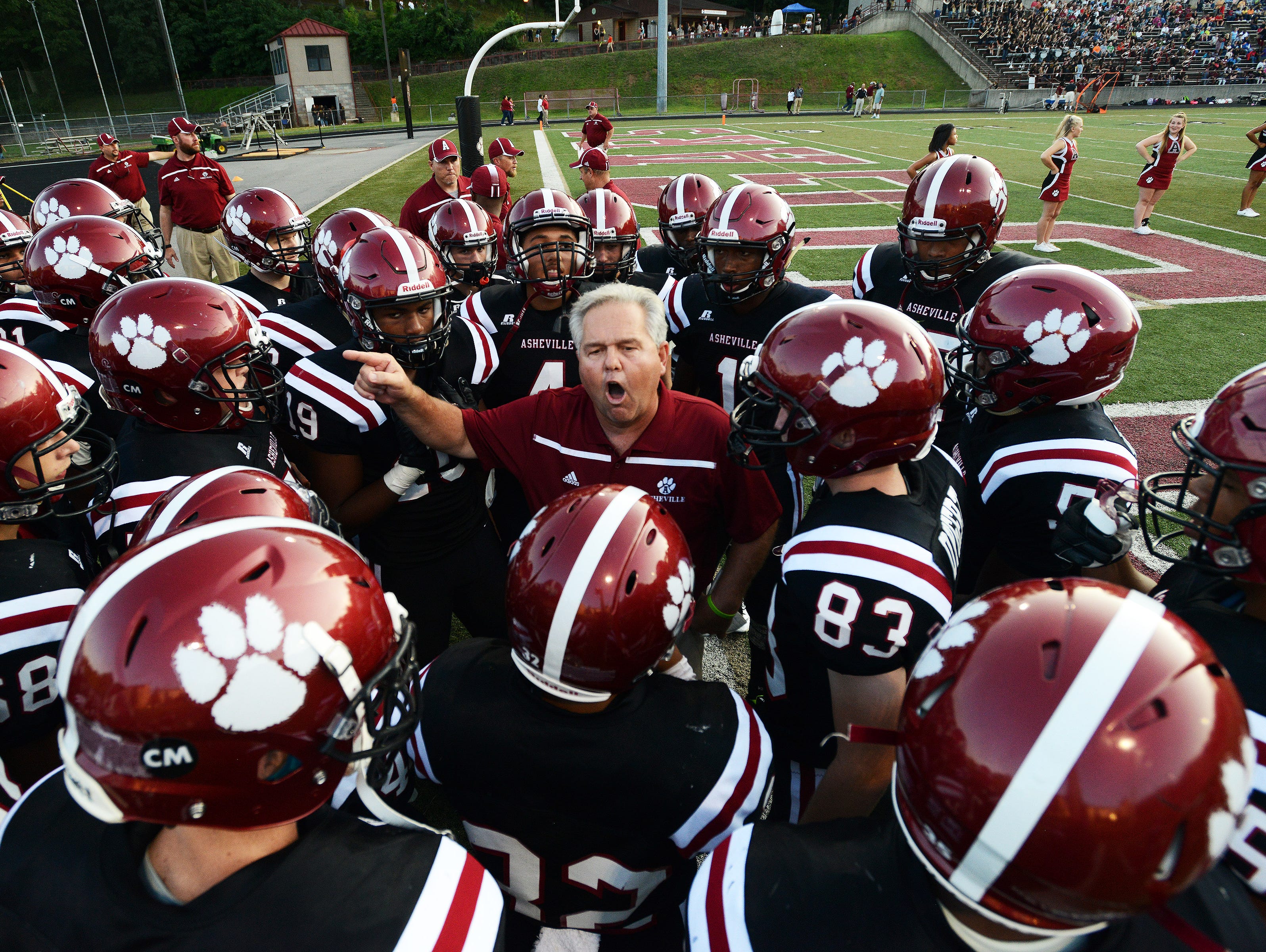Danny Wilkins retired as Asheville High's football coach in November.