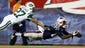 New England Patriots wide receiver Kenbrell Thompkins (85) dives for a ball against New York Jets cornerback Dee Milliner (27) during the first half at Gillette Stadium.