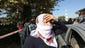 A woman reacts at the site of an explosion in Ankara,