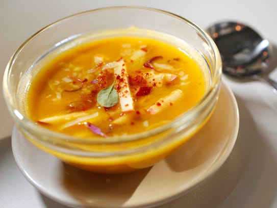 Maxwell Farms roasted butternut squash soup from Le