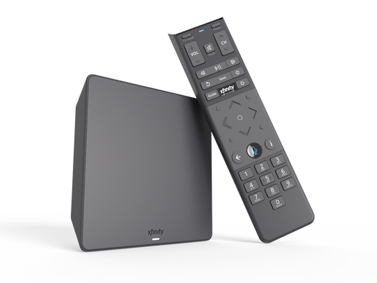 Comcast's Xfinity X1 cloud-based DVR and voice remote.