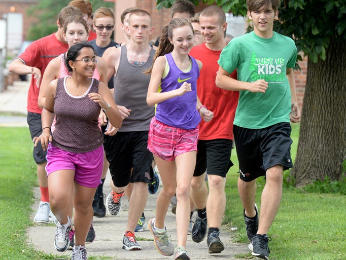Richmond High School cross country runners practice Friday, Aug. 14 ... Richmond High School cross country runners practice Friday, Aug. 14 ...