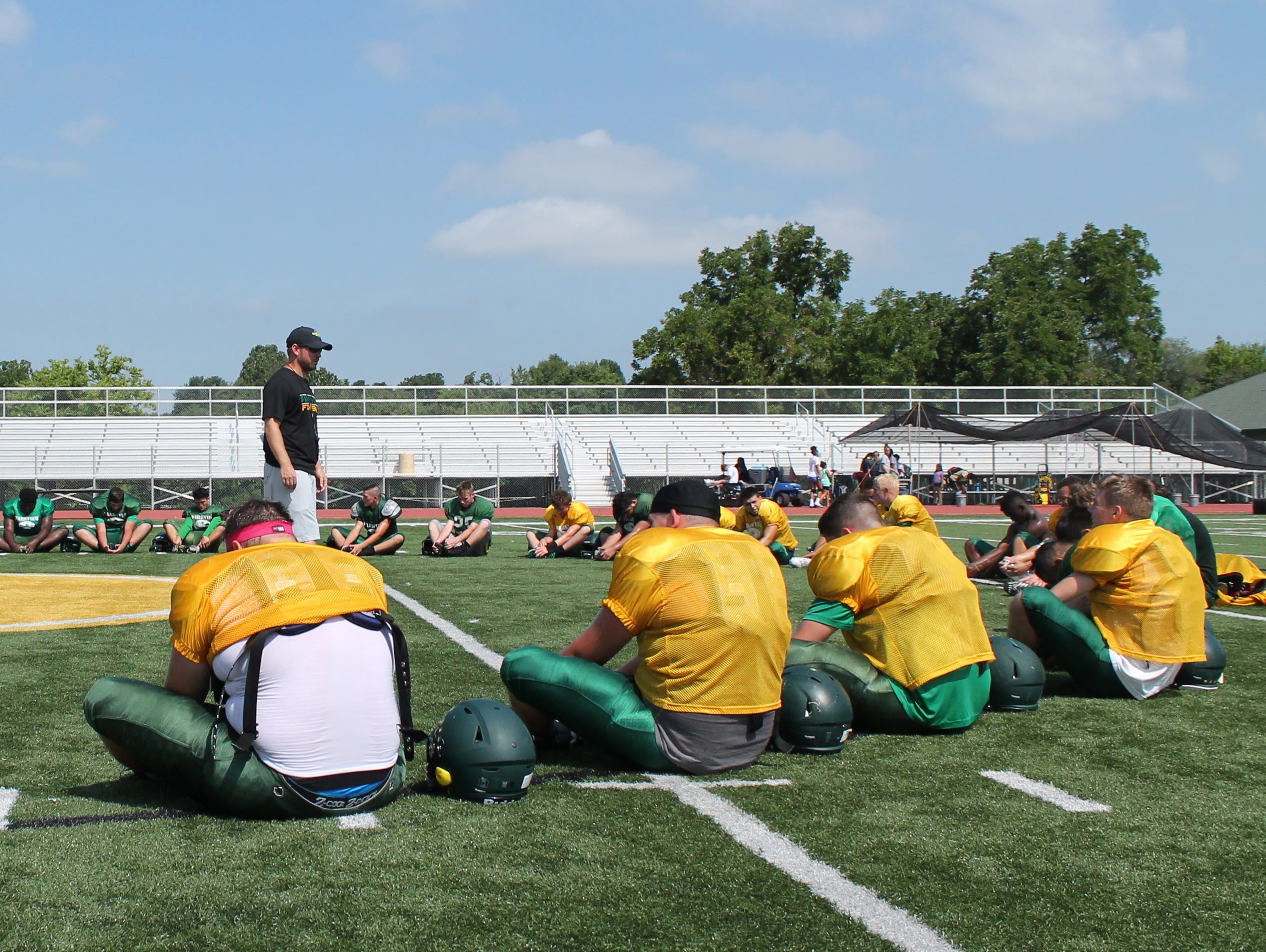 Game of the Week At the end of each Parkview football practice, some
