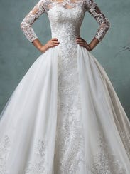Wedding Dress Double Skirt