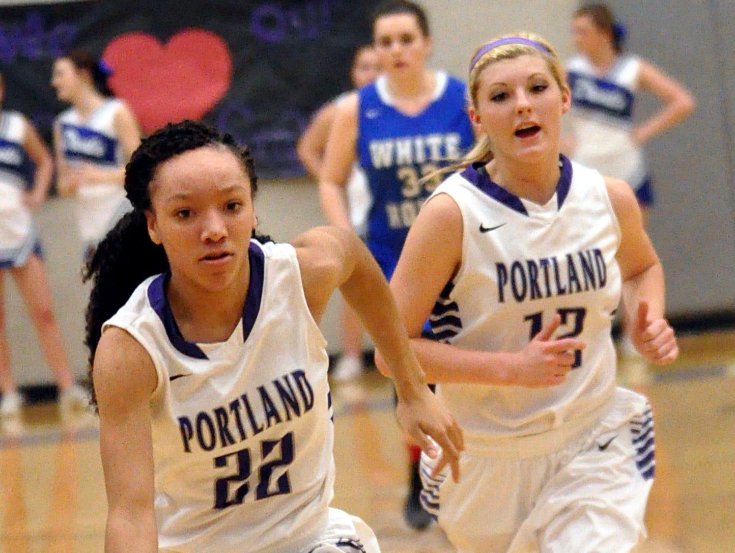 Portland High sophomore guard Demaira Bell was in the starting lineup last season as a freshman.