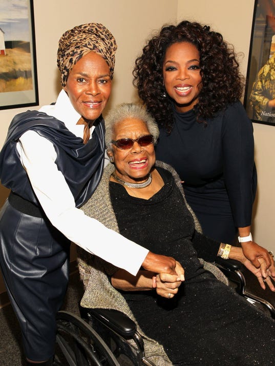 Friends honor Maya Angelou at memorial service