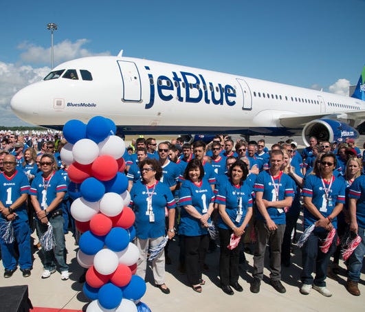 On April 25, 2016, JetBlue received the first aircraft – an A321 – to be delivered from the Airbus U.S. Manufacturing Facility in Mobile, Ala.