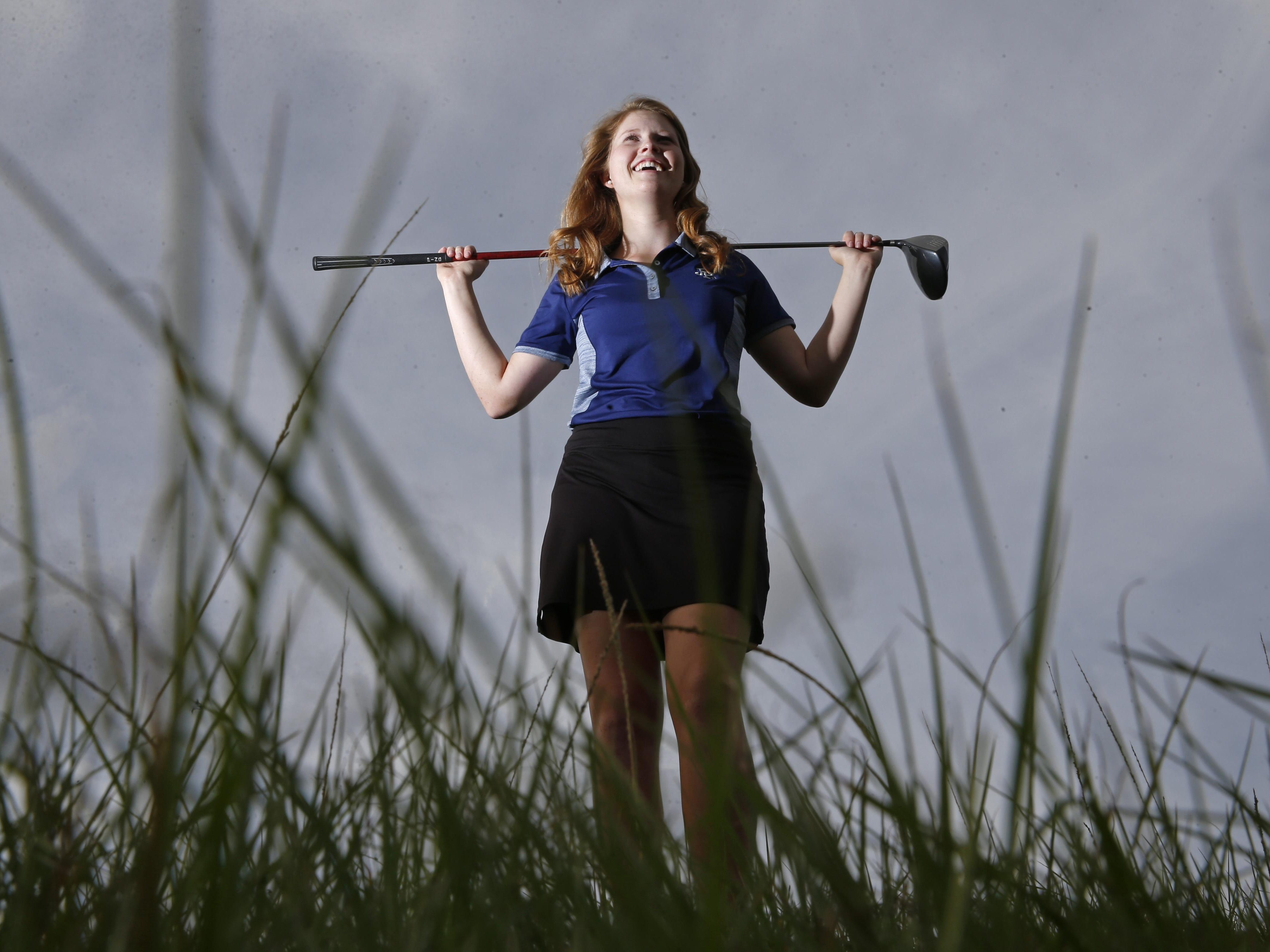 The 2015 All-Big Bend Player of the Year for girls golf is John Paul II senior Teresa Conroy, the third year in a row she has won the award.