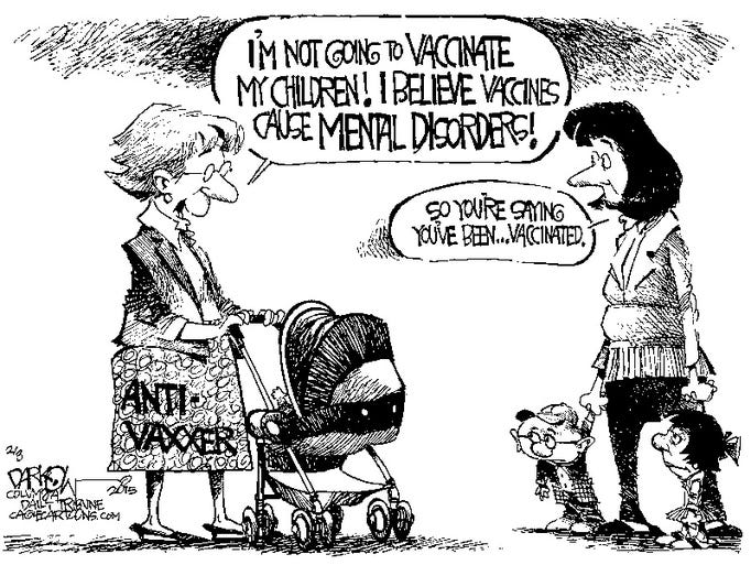 Editorial cartoons: Vaccinations