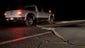 A truck navigates around a buckled section of California's Highway 12 after a magnitude-6.0 earthquake hit the San Francisco Bay Area at 3:20 a.m. PT near Sonoma, Calif., on Aug. 24.