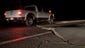 A truck navigates around a buckled section of California's Highway 12 after a magnitude-6.0 earthquake hit the San Francisco Bay Area at 3:20 a.m. PT near Sonoma, Calif., on Aug. 24.