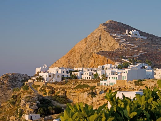 Folegandros, Greece: When most people think of Greek