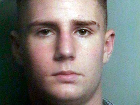 This booking photo released by the Harris County Sheriff's Office shows Conrad Barrett after he was arrested for DWI in 2003. Barrett, now 27, was arrested Dec. 26, 2013, on federal hate crimes charges.