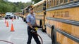 Greenville County Schools buses are fueled up and checked