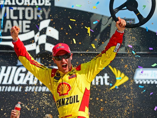 Image result for joey logano win