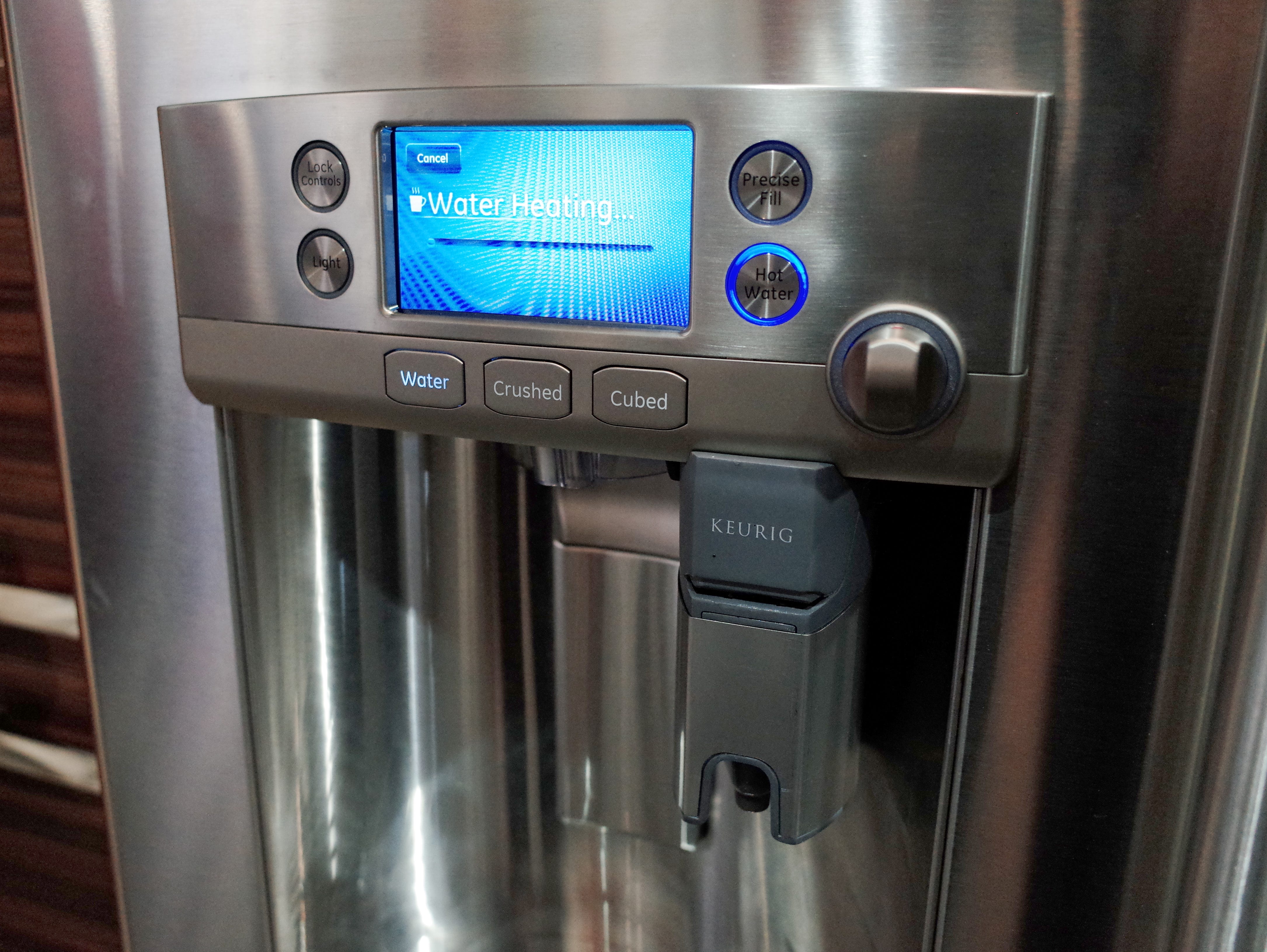 Did you know some fridges feature built-in Keurig machines?