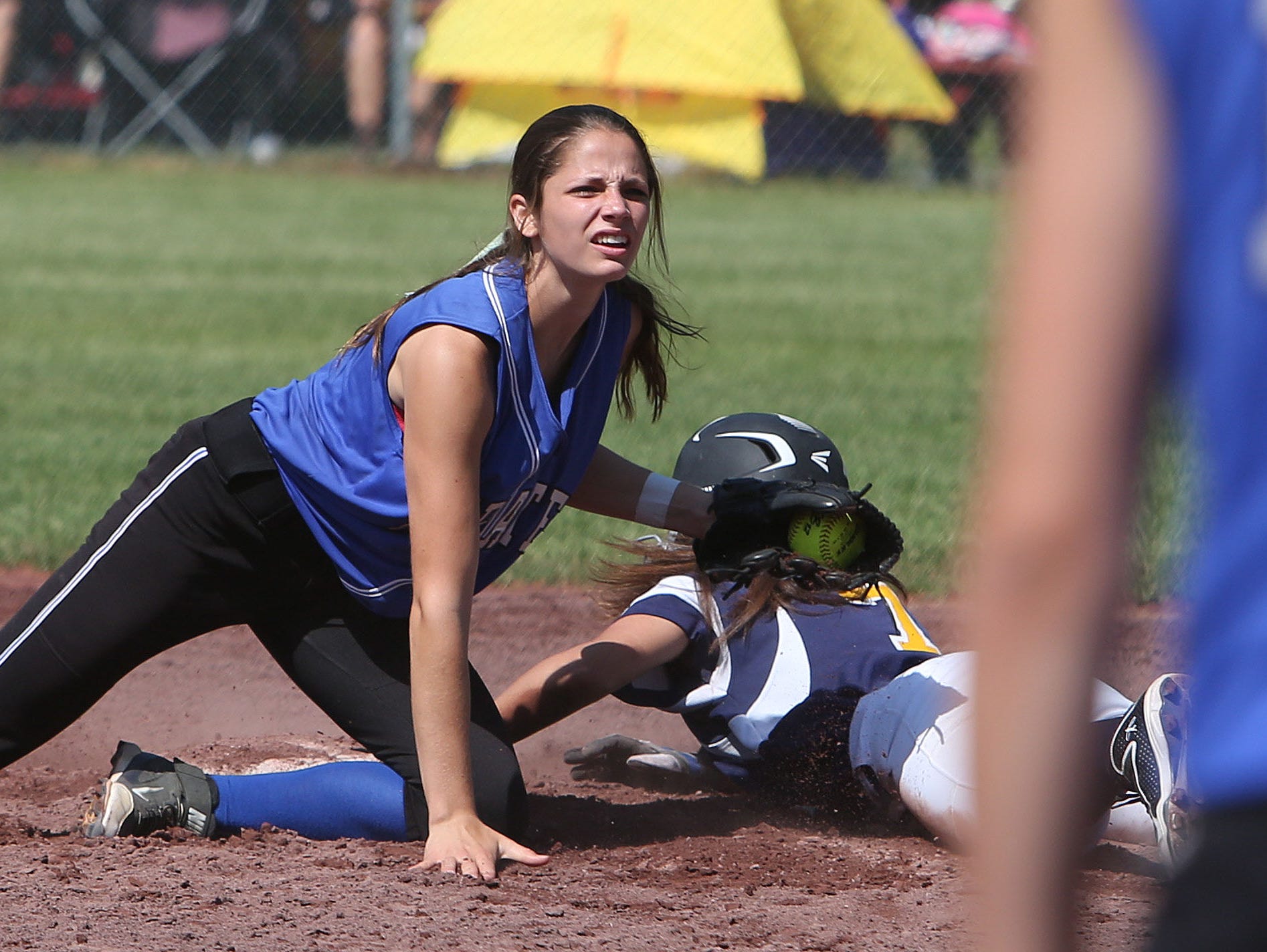 Averill Park defeated Pearl River 5-2 in the class A NYSPHSAA girls softball semifinal in South Glens Falls June 13, 2015.