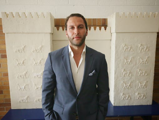 Nathan Kalasho, the school founder, is photographed