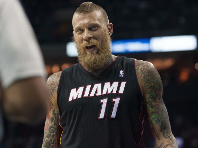 12. Heat PF Chris Andersen: The tattooed backup is more than his "Birdman" nickname and gives Miami toughness, defense and dunks.