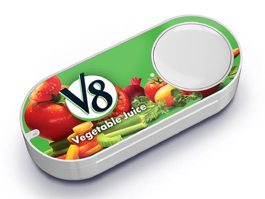 An Amazon Dash button that orders a specific product