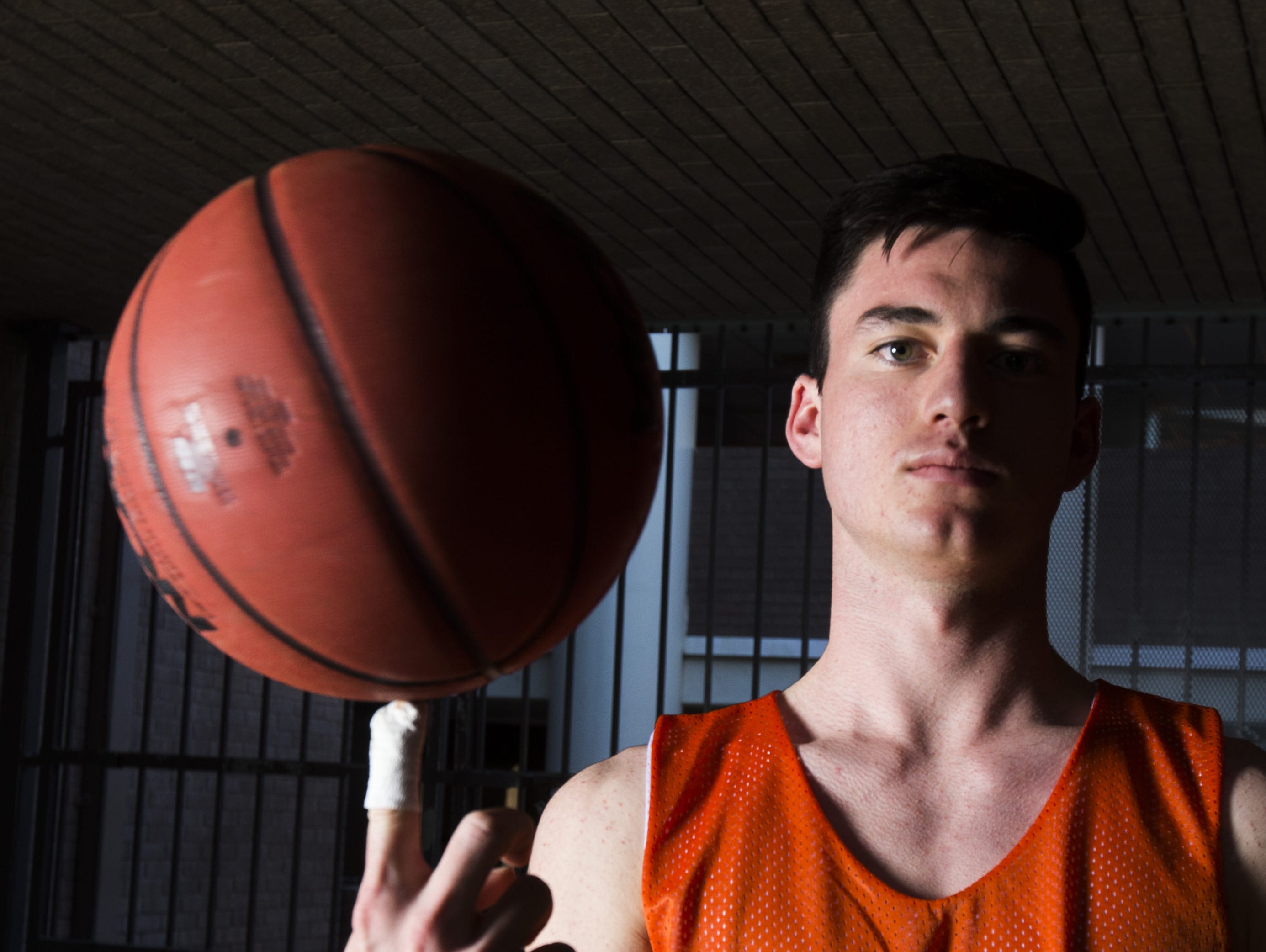 Corona del Sol's Alex Barcello poses for a portrait at Corona del Sol in Tempe, AZ on Nov. 9, 2015.