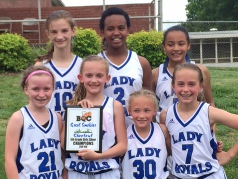 The WNC Lady Royals fifth-grade basketball team won the silver bracket of the Great Smokies Shootout tournament played last weekend in Hickory.