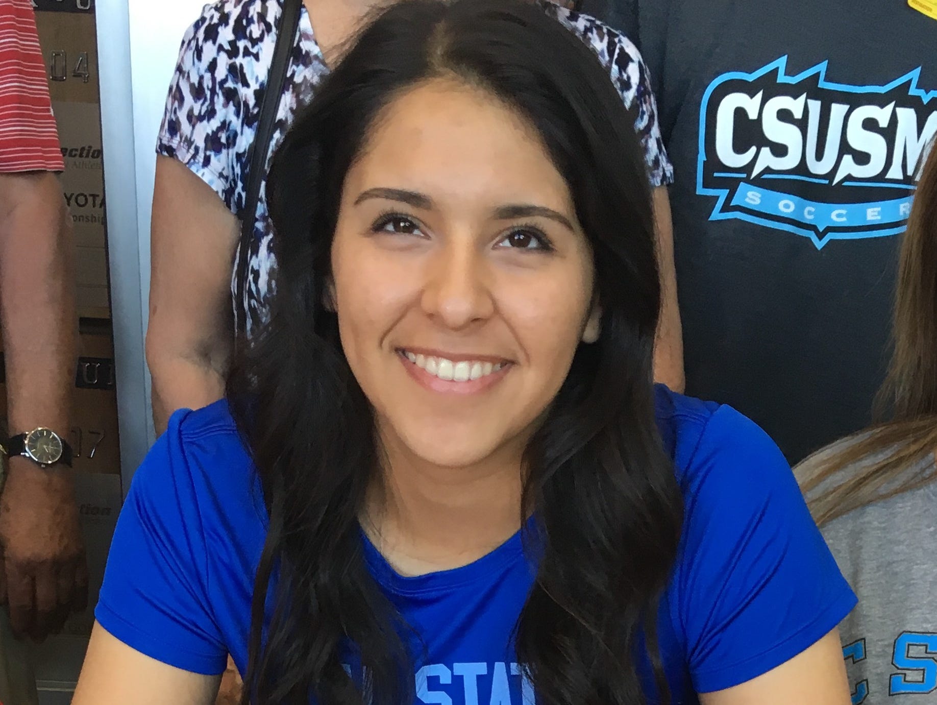 Alexandra Fabela, a Palm Desert High School girls' soccer player, is head to Cal State University San Marcos in the fall.