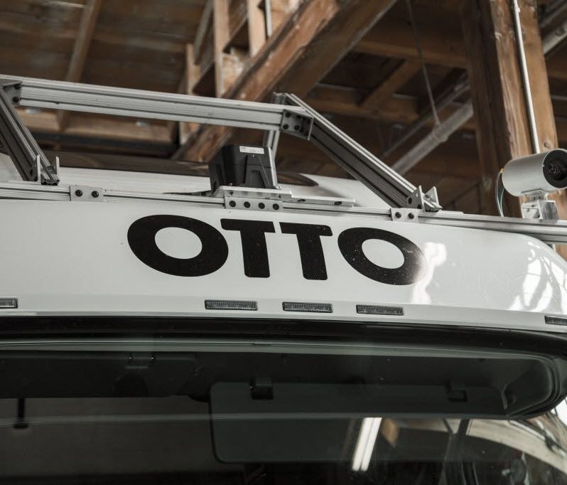 Otto is a self-driving truck company started by Google veterans and bought by Uber last year.