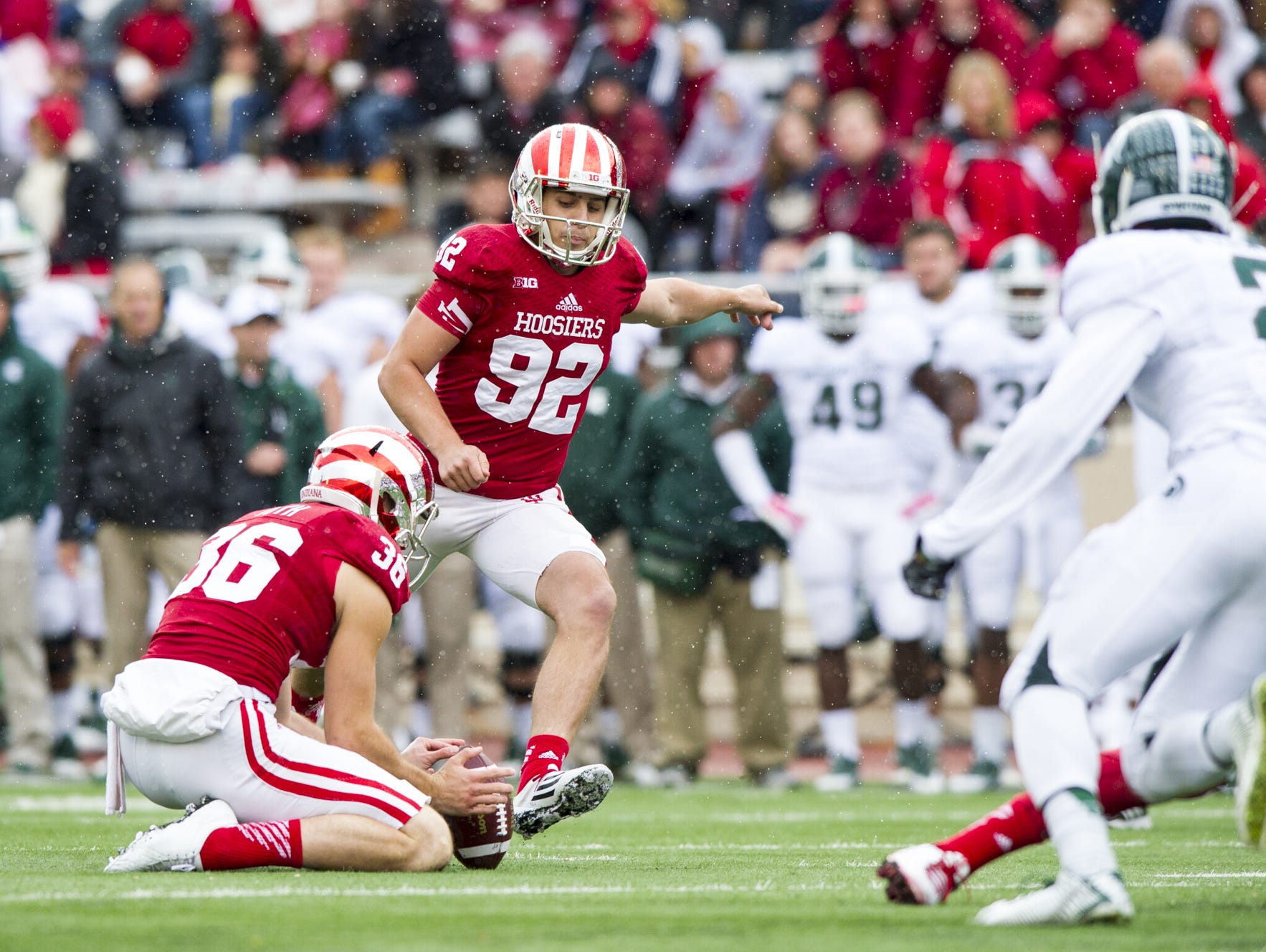 Indiana's Griffin Oakes (92)