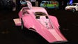 The fully restorted and functioning "Pink Panther Car"