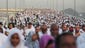 Hundreds of thousands of Muslim pilgrims make their