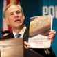 Gov. Greg Abbott calls for a convention of states to amend the Constitution during a speech at the Texas Public Policy Foundation in Austin, Texas, Friday, Jan. 8, 2016.