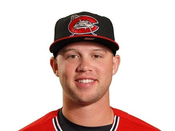 Roberson graduate Braxton Davidson is an outfielder for the Single-A Carolina Mudcats.