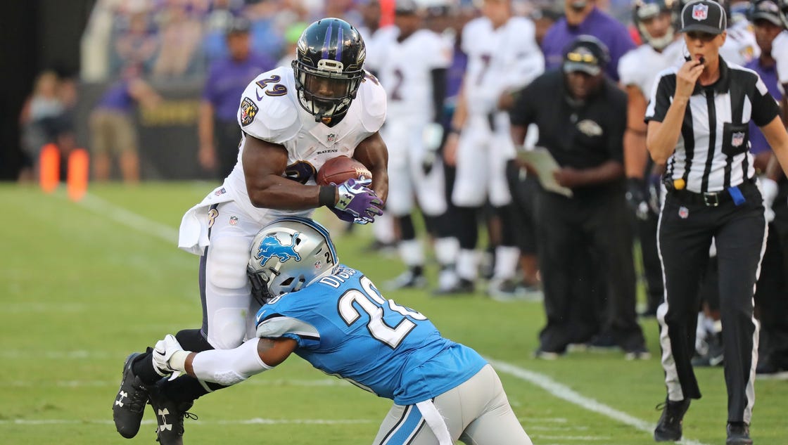 New RB Justin Forsett admits he was down on run vs. Detroit Lions - Detroit Free Press