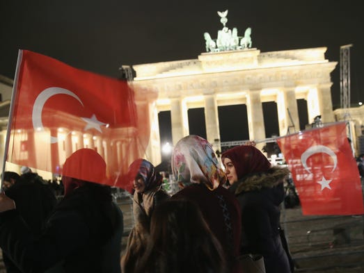 German Muslims Rally To Show Solidarity With Paris