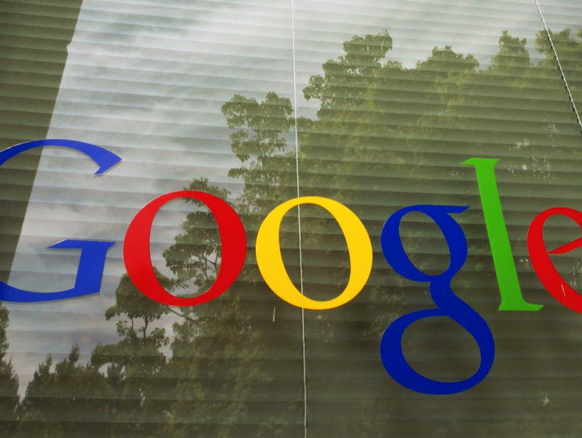 A Google logo at the company's headquarters in Mountain View, Calif., in 2012.