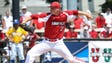 U of L’s Drew Harrington, #20, delivers as pitch against