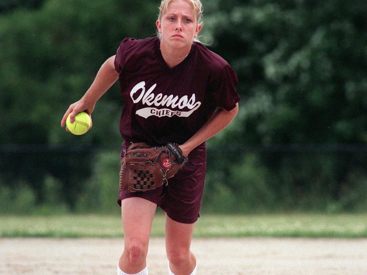 Former Okemos pitcher Jessica Beech-Bograkos, formerly known as Jessica Beech, is one of several athletes inducted into the newly-formed Okemos High School Athletic Hall of Fame.