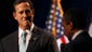 Republican presidential candidate Rick Santorum listens